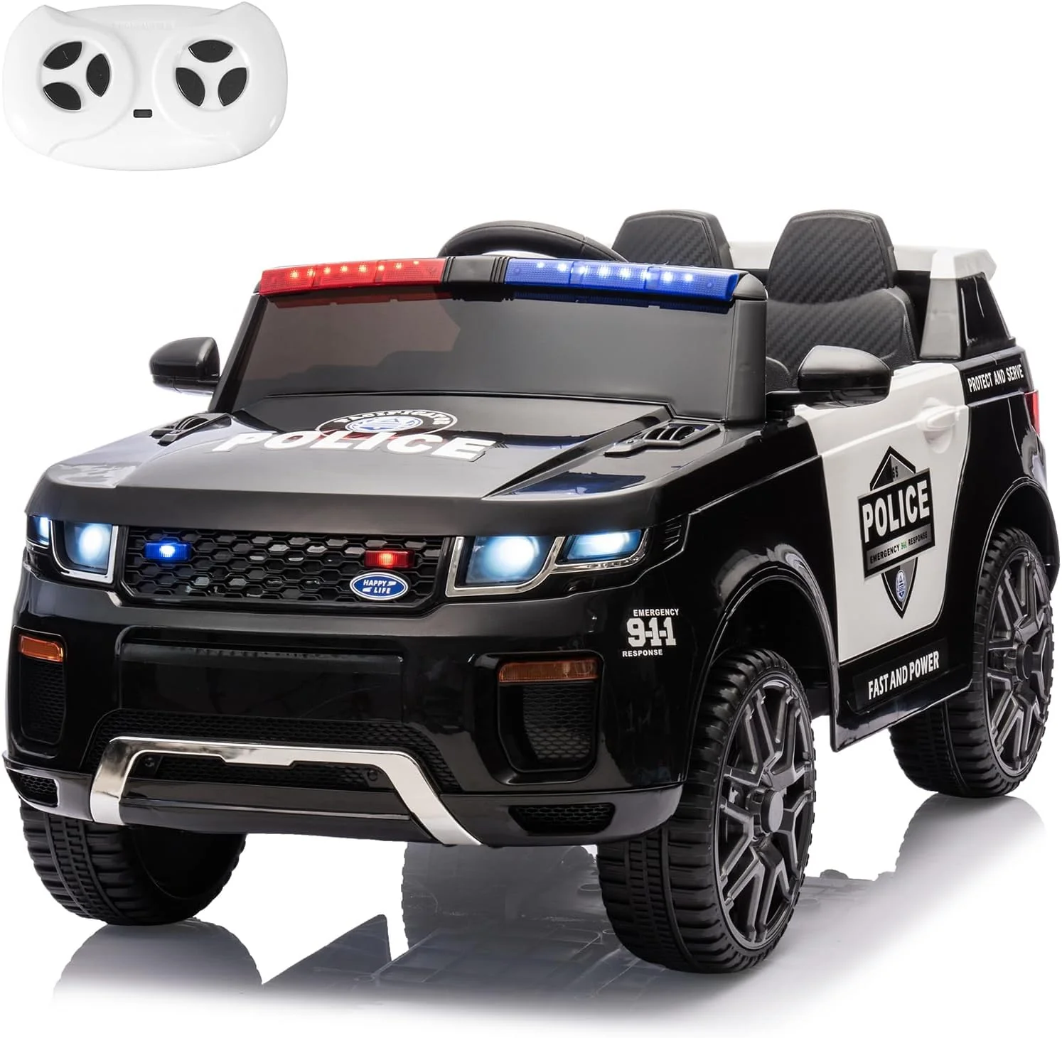 12V Police Car with Remote Control