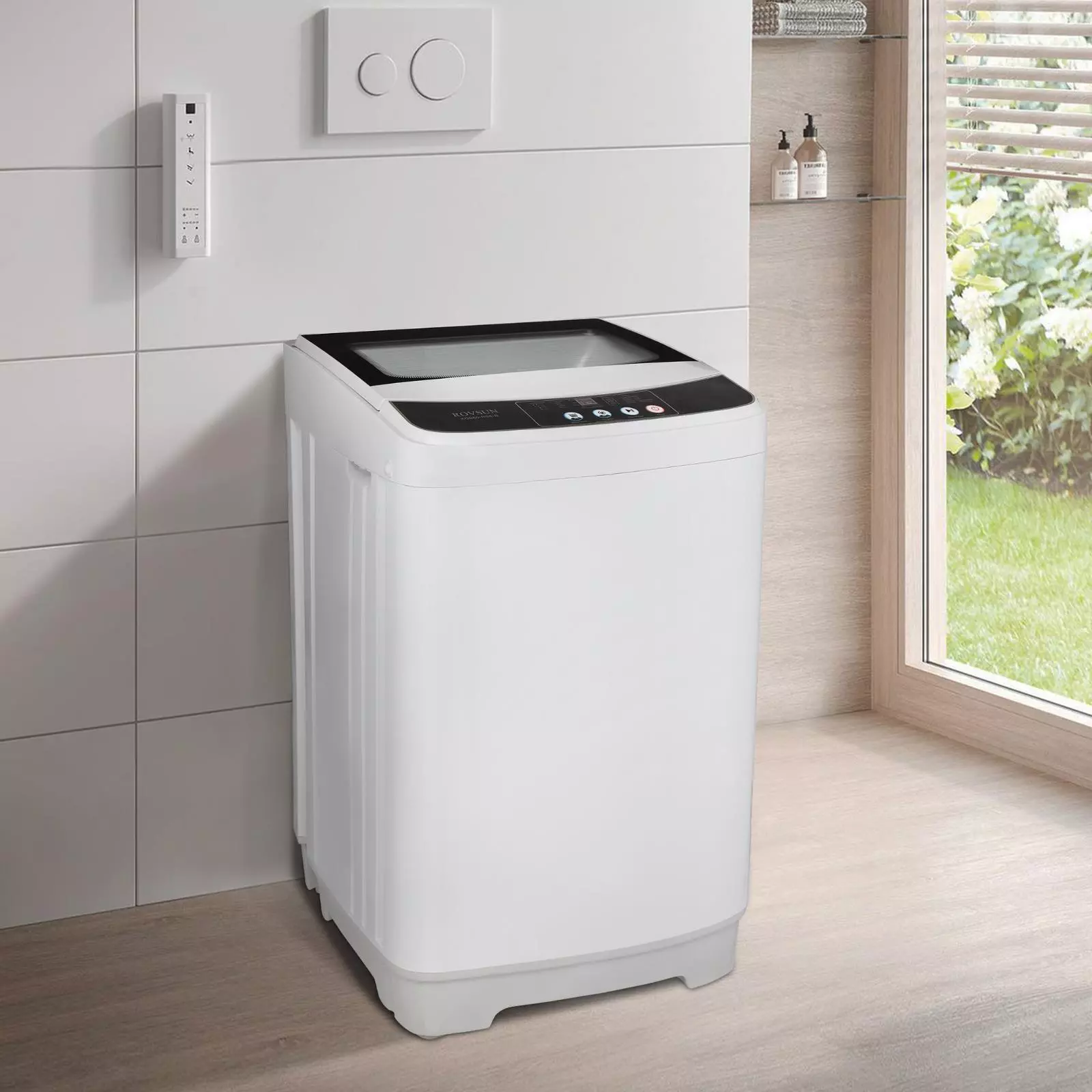13.3lbs Portable Apartment Ventless Washer & Spin Dryer