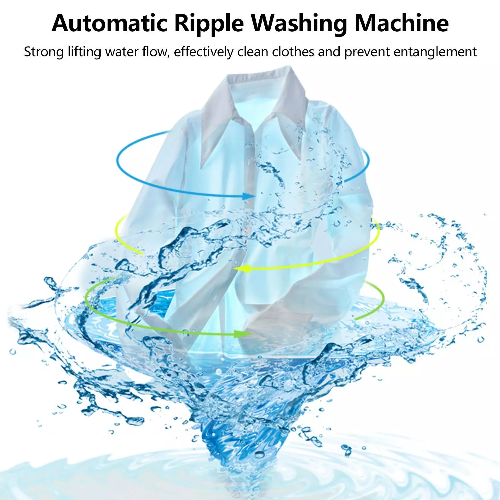 13.3lbs Portable Apartment Ventless Washer & Spin Dryer - Image 10