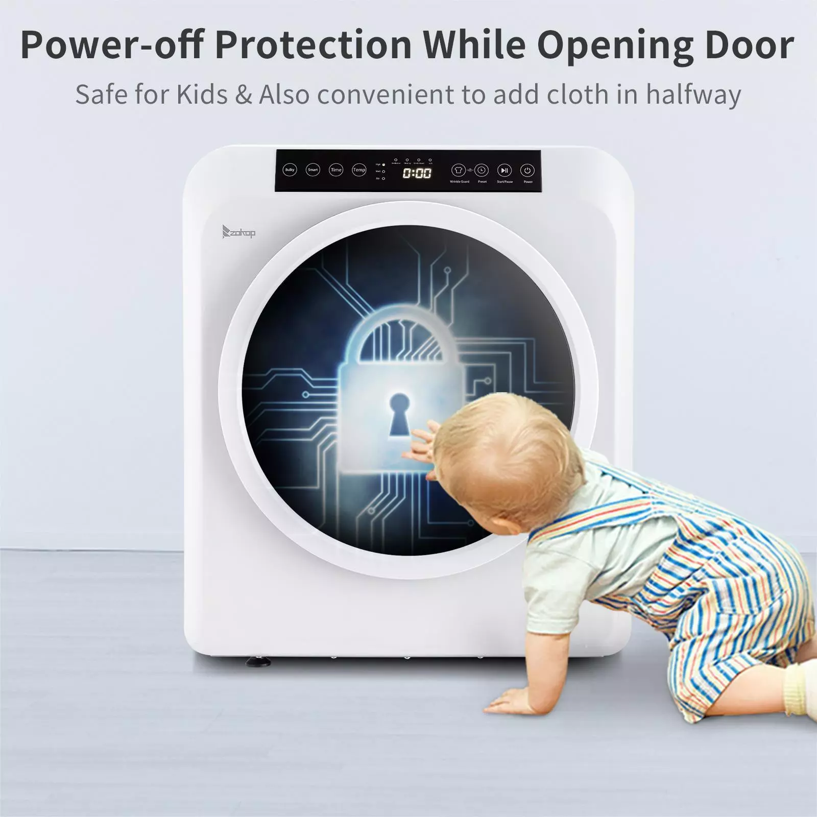 13lbs Portable Tumble Dryer Machine - Image 8