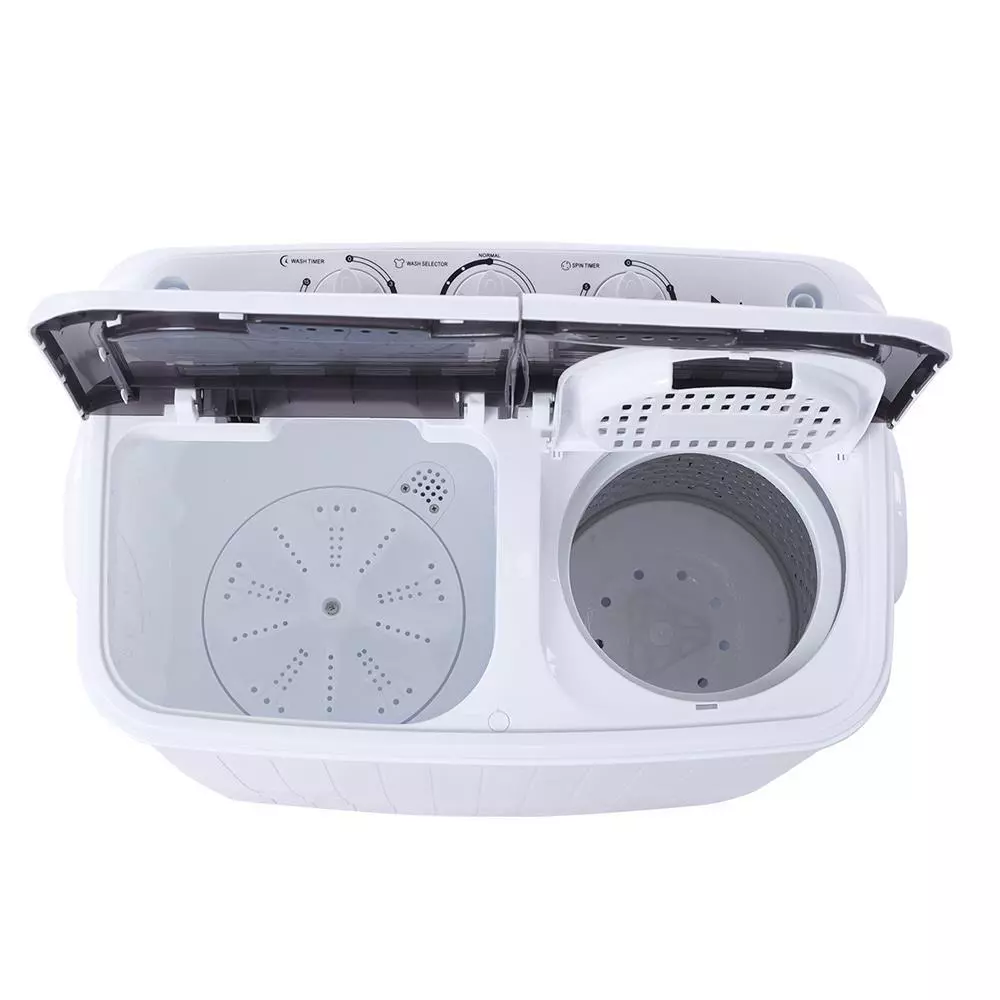 14.3lbs Twin Tub Portable Washer & Spin Dryer - Image 7