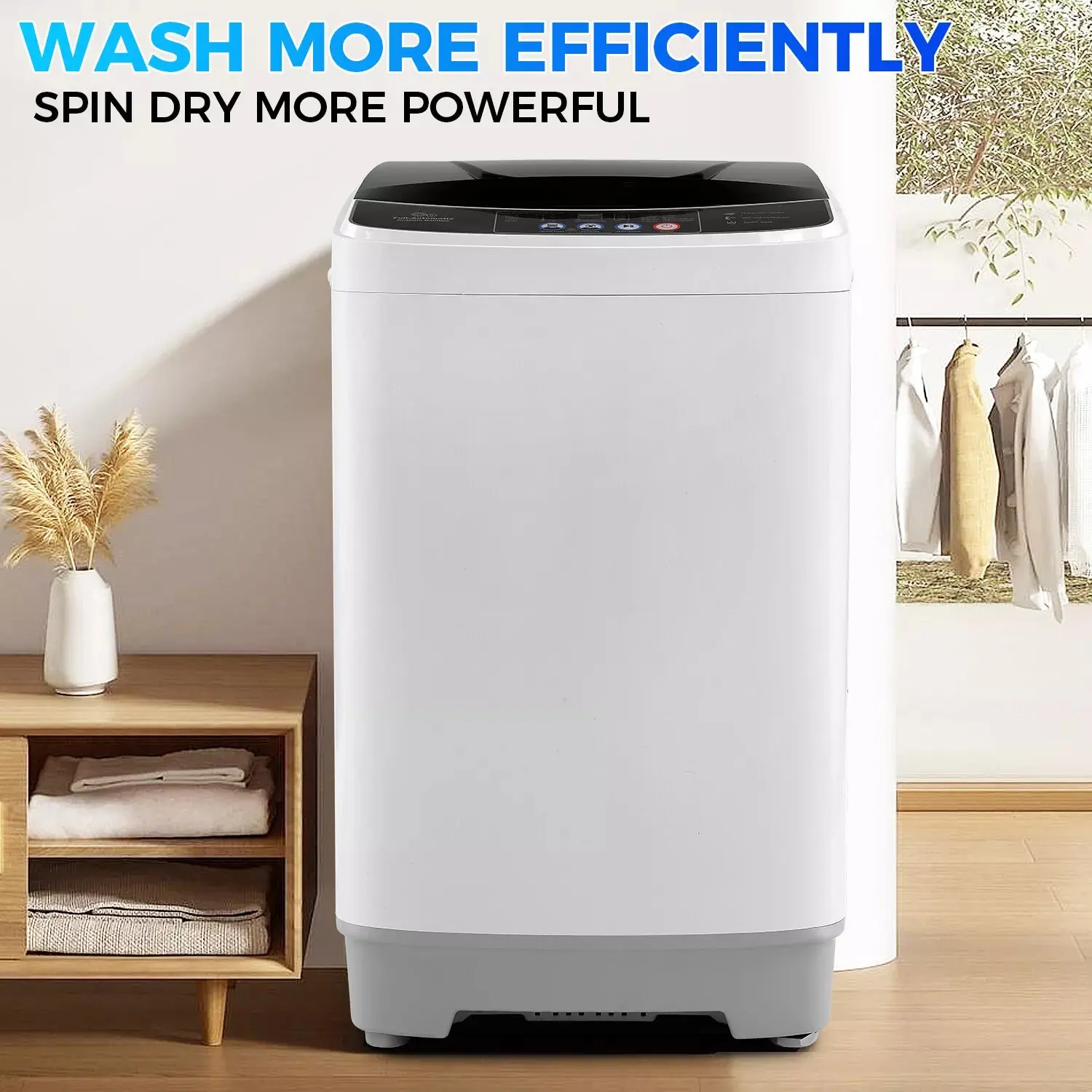 15.6lbs Portable Apartment Ventless Washer & Spin Dryer - Image 8
