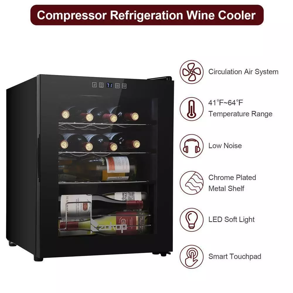 16 Bottles Wine Cooler Refrigerator - Image 2