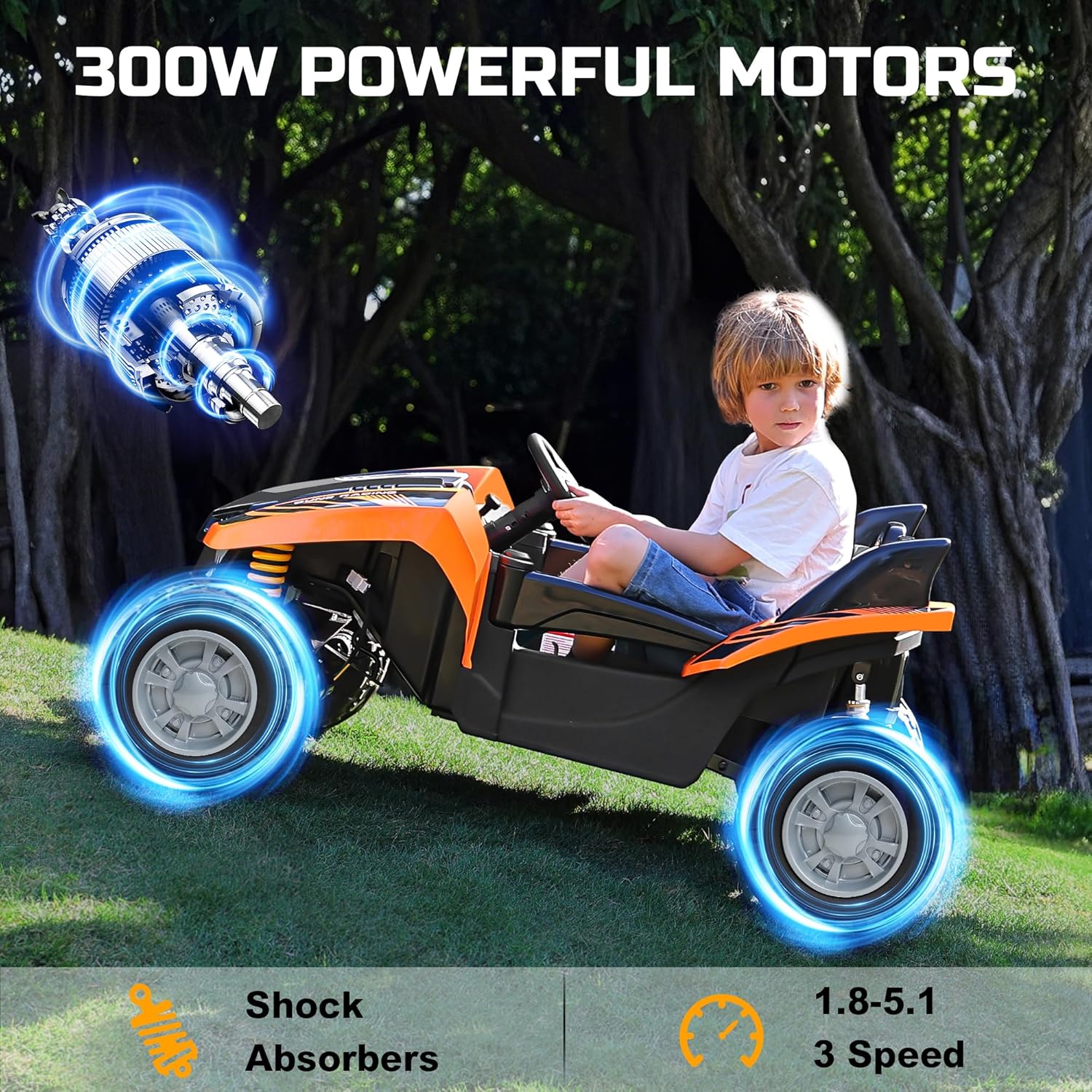 24V 4x4 Dune Racer Ride-On Car - Image 7