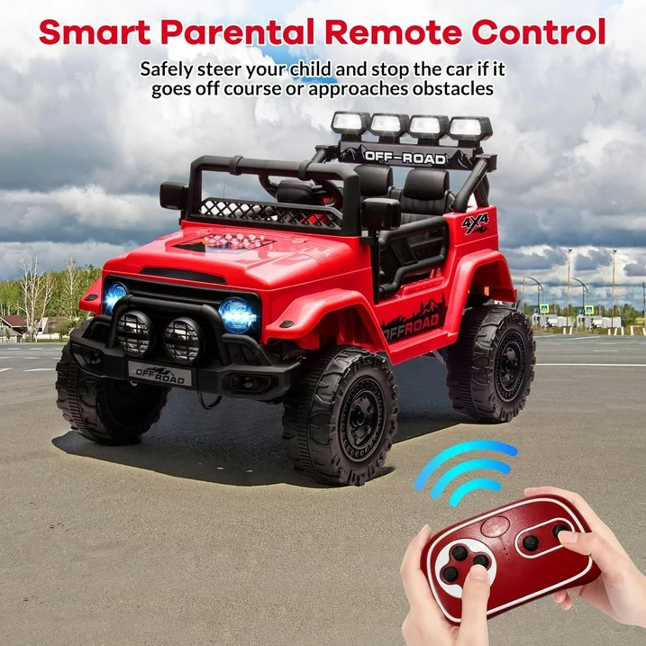 24V2 Jeep Kids Ride-On Car W/ Remote Control Electric Toy - Image 5