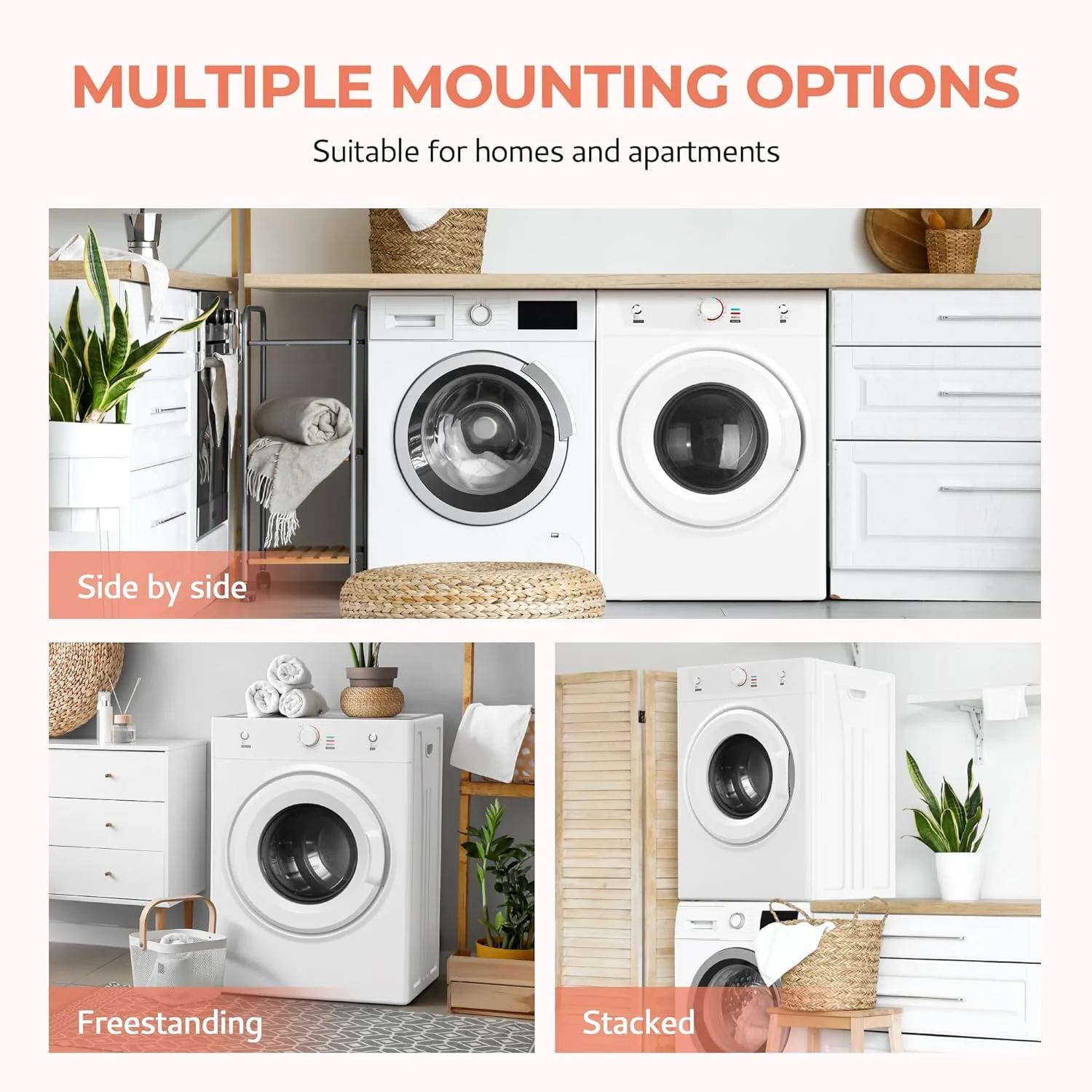 26lbs Portable Tumble Dryer Machine - Image 6