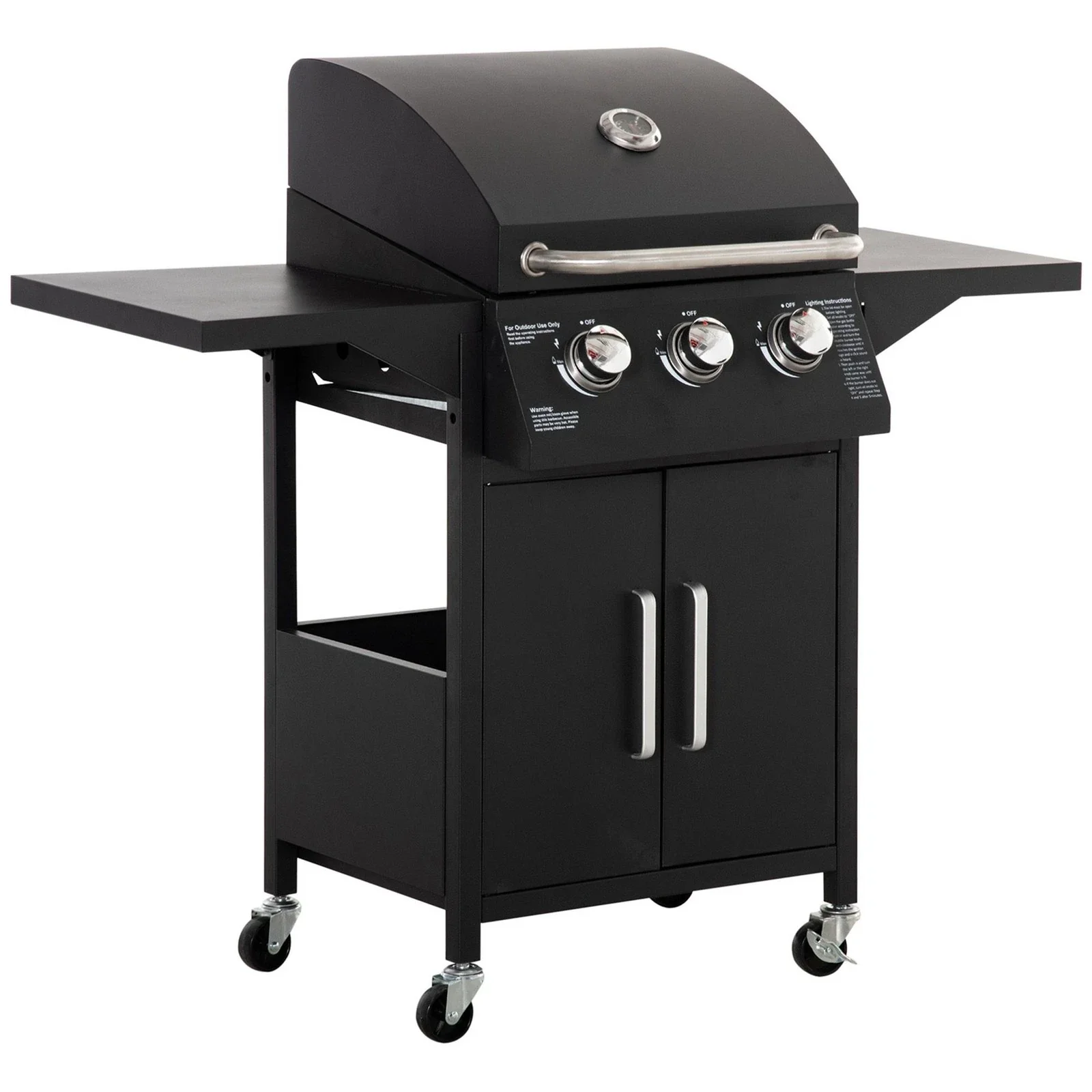 3 Burner Propane Barbeque Grill - Image 2