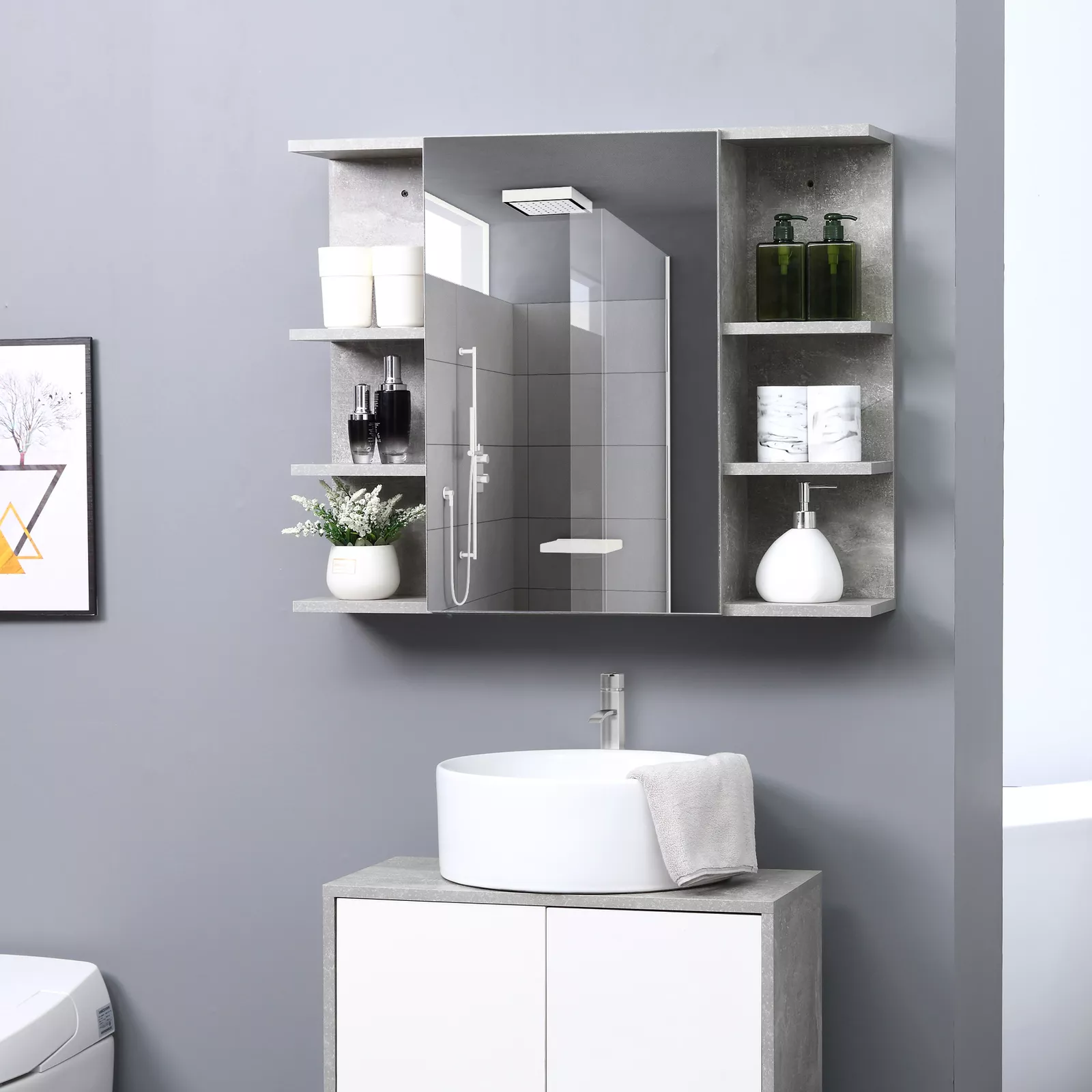 32" Mirrored Medicine Cabinet