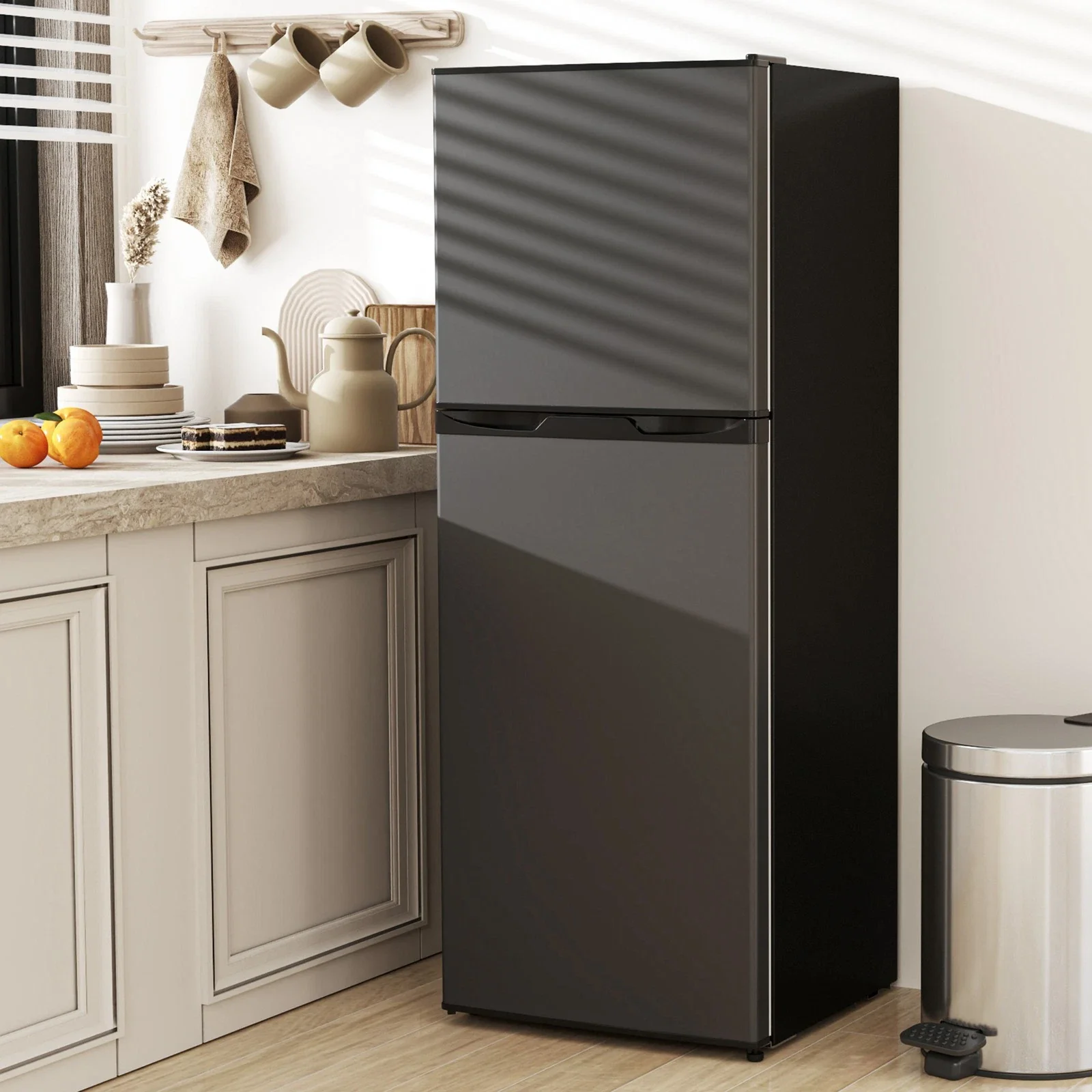 4.5 Cu Ft Mini Compact Fridge With Freezer
