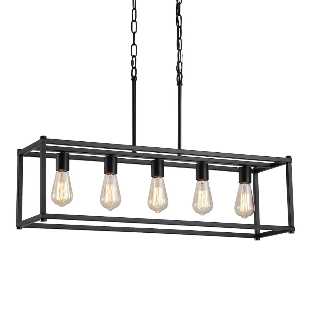 5 Lights Farmhouse Dining Room Chandelier - Image 3