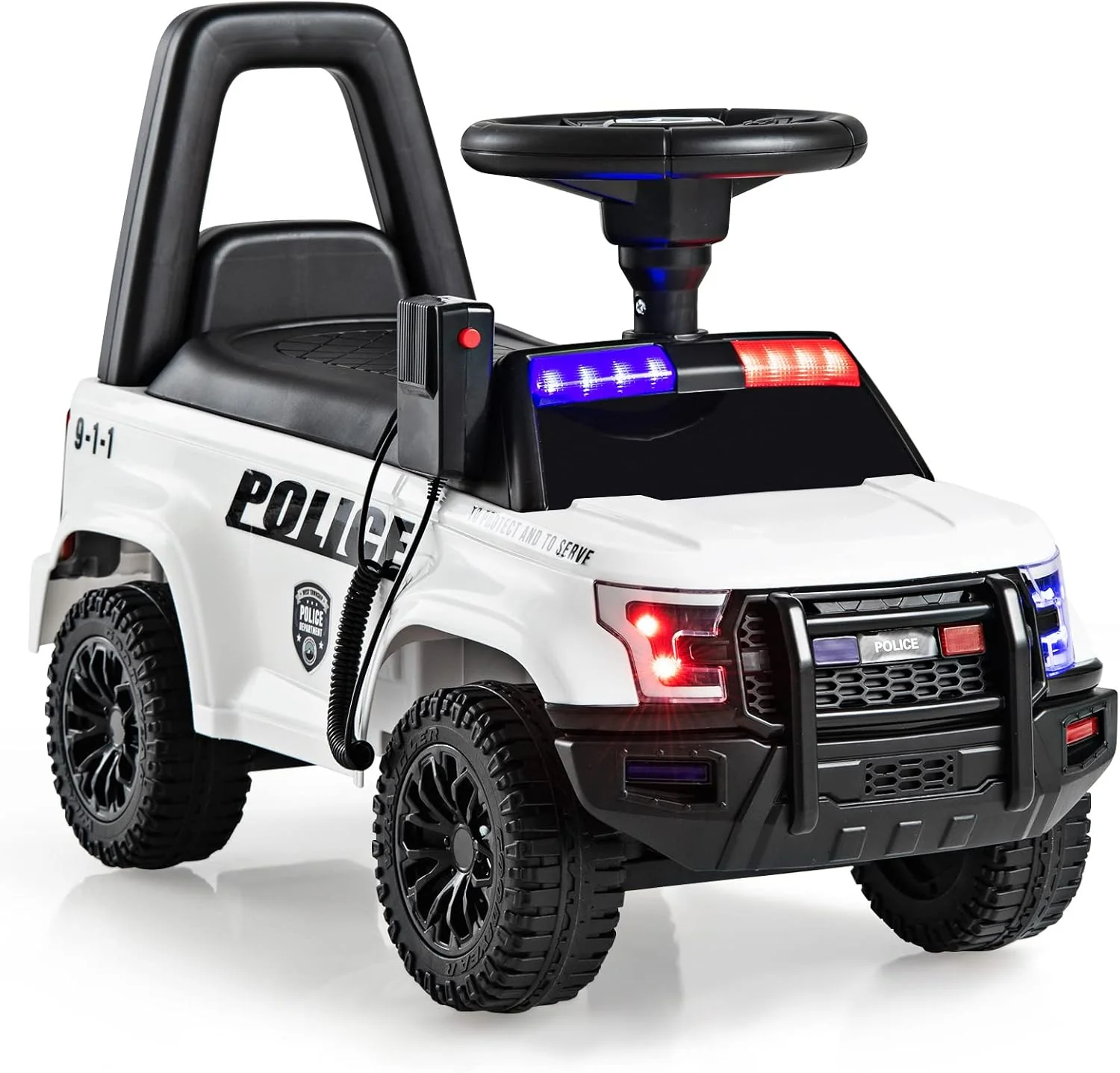 6V Kids Ride-On Police Car