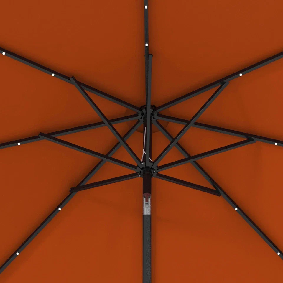 9FT Outdoor Large Patio Umbrella With LED - Image 8