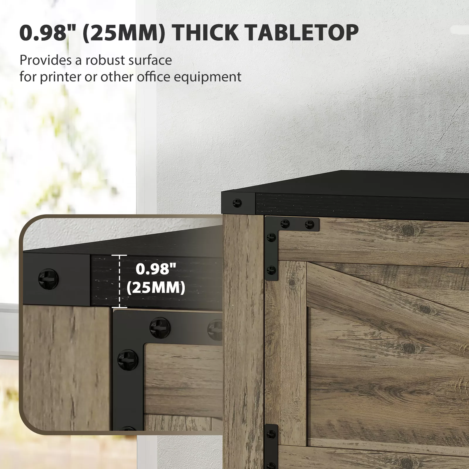 Albie 2 Drawers File Cabinet - Image 6
