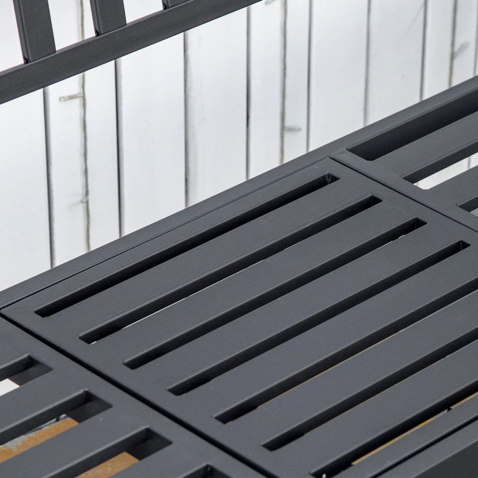 Allan Metal Outdoor Garden Bench - Image 7