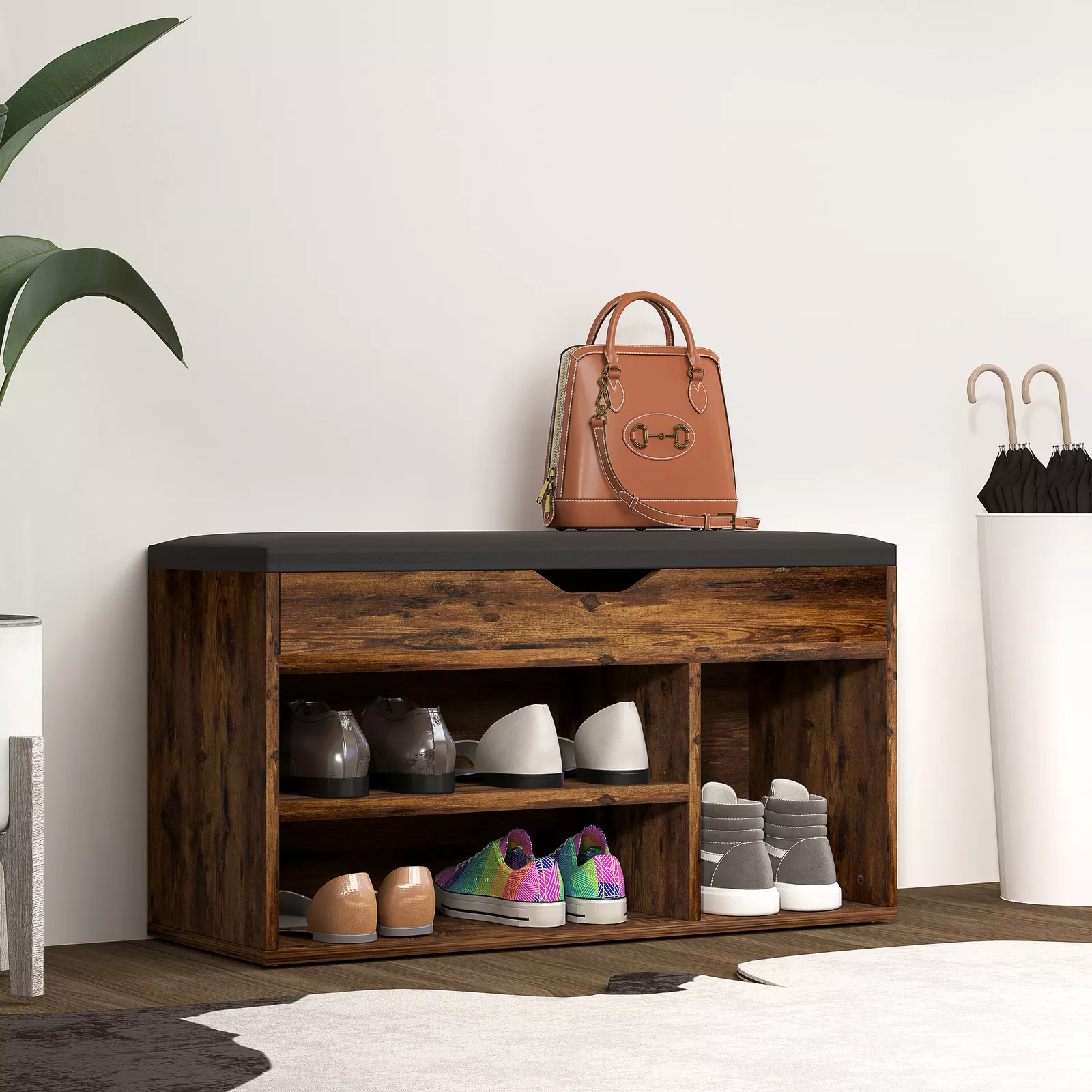 Alys Entryway Storage Bench