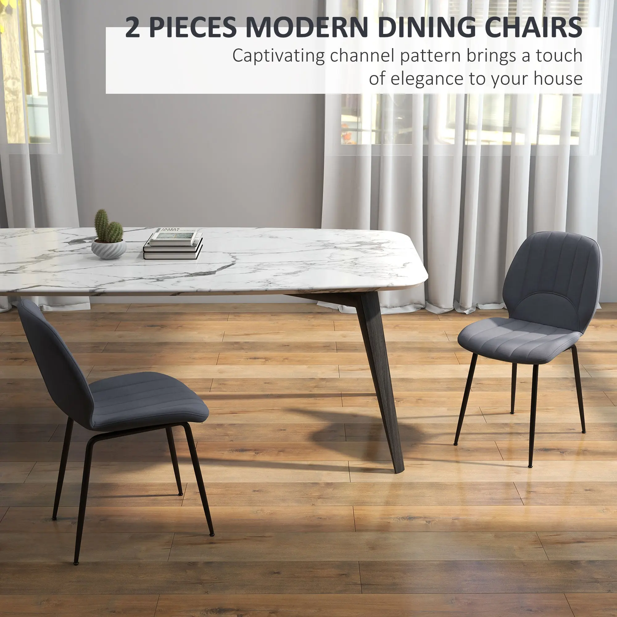 Anaya Velvet Dining Room Chair (Set of 2) - Image 4