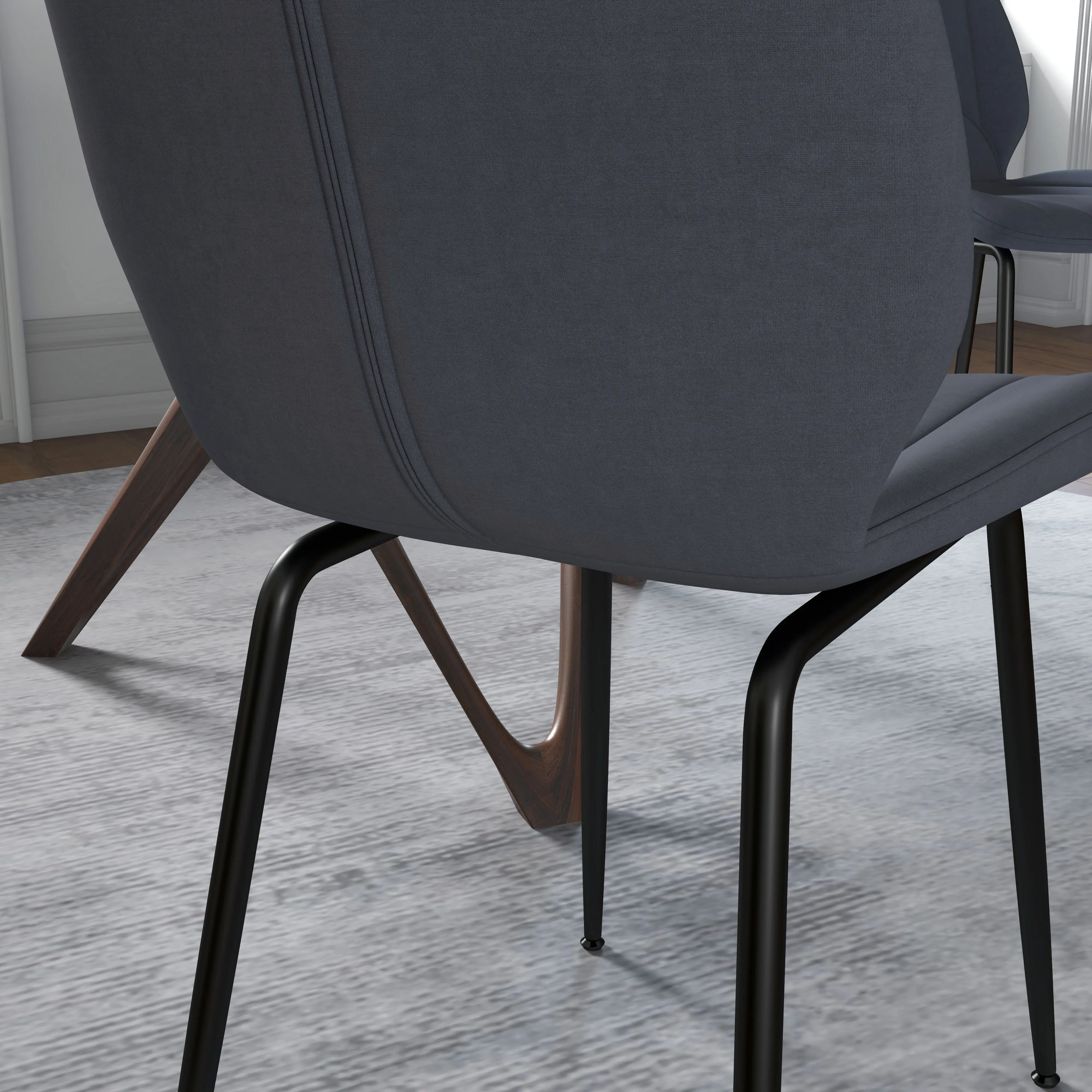 Anaya Velvet Dining Room Chair (Set of 2) - Image 6