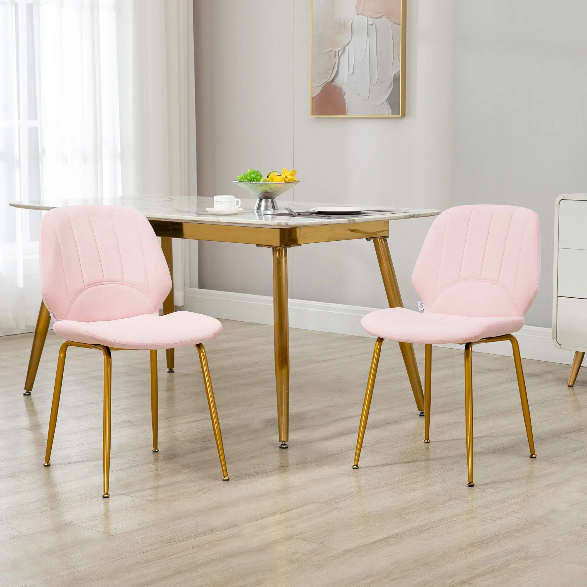Anaya Velvet Dining Room Chair (Set of 2) - Image 8