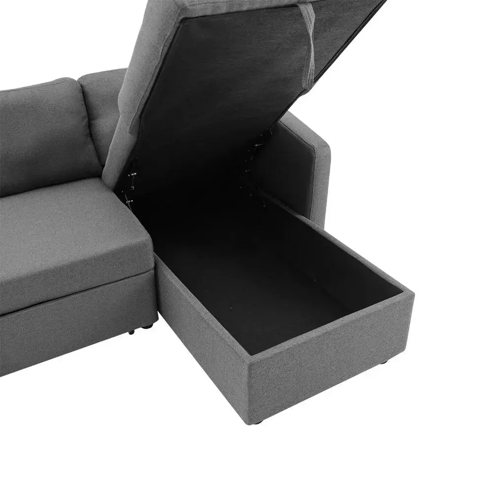 Andy 3 Seater Corner Sofa Bed With Storage - Image 7