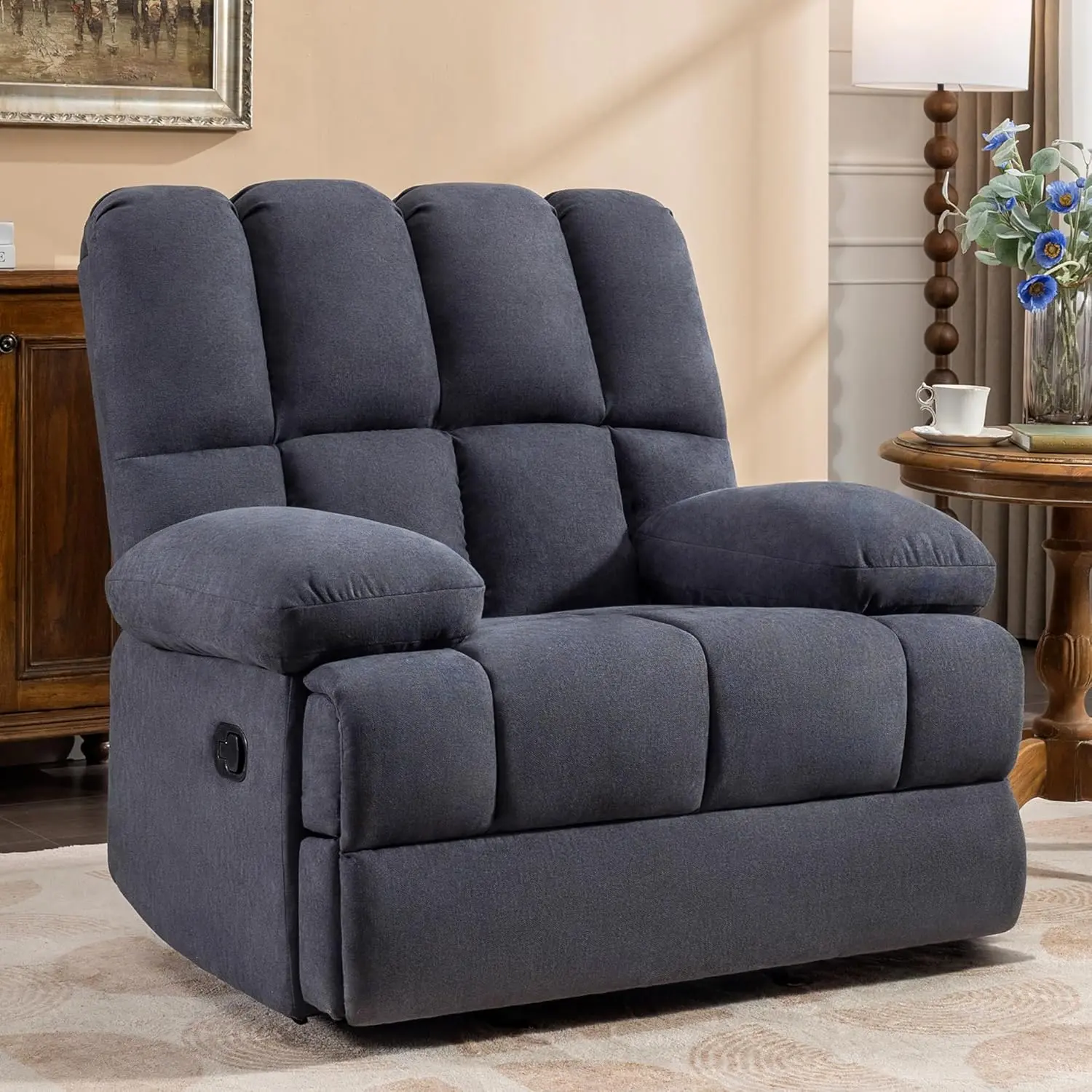 Aryan Oversized Wide Recliner Chair - Image 4