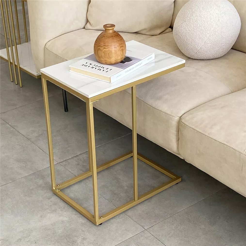 Asad Marble Sofa Side End Table - Image 2