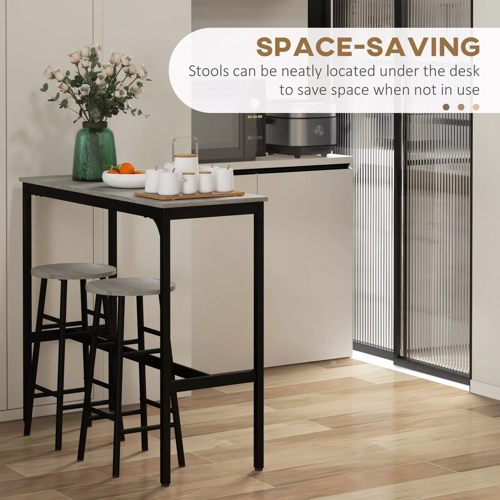 Aysha Kitchen Counter Height Dining Table - Image 3