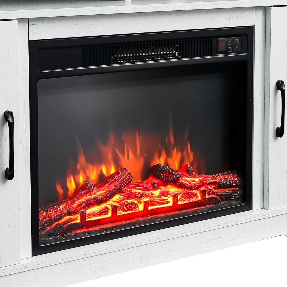 Bailey Farmhouse Fireplace TV Cabinet Stand - Image 5