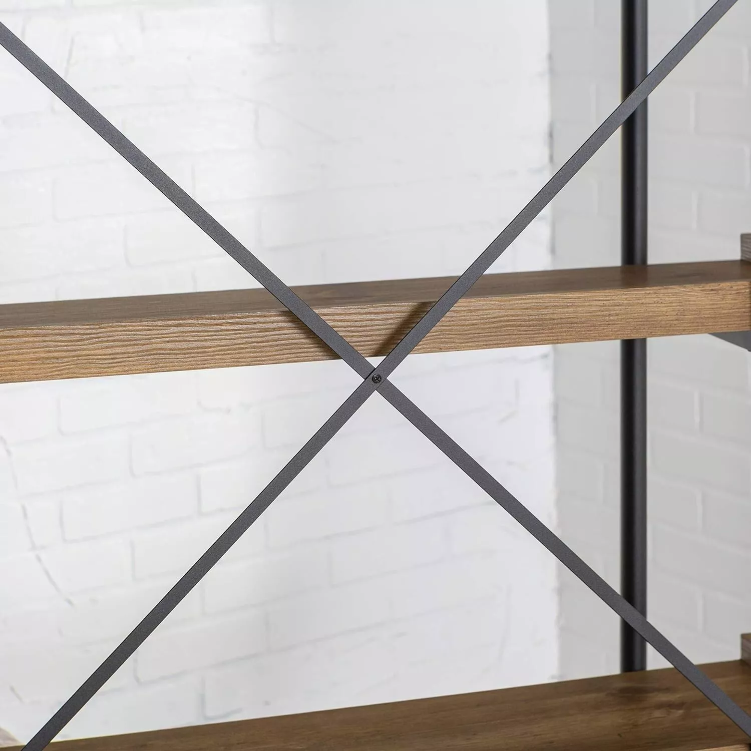 Barker Industrial Bookcase Bookshelf - Image 8