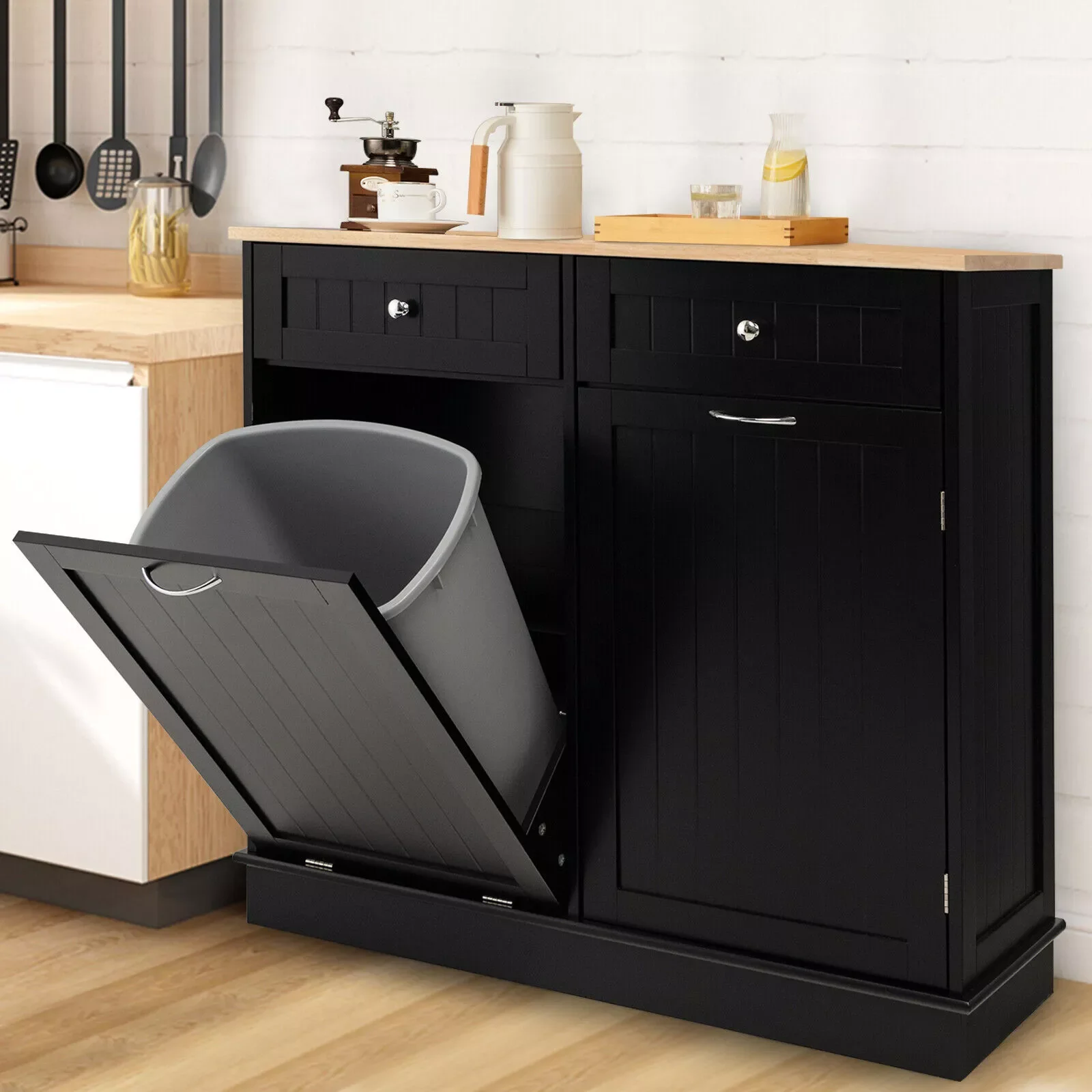 Bender Kitchen Trash Cabinet Cupboard