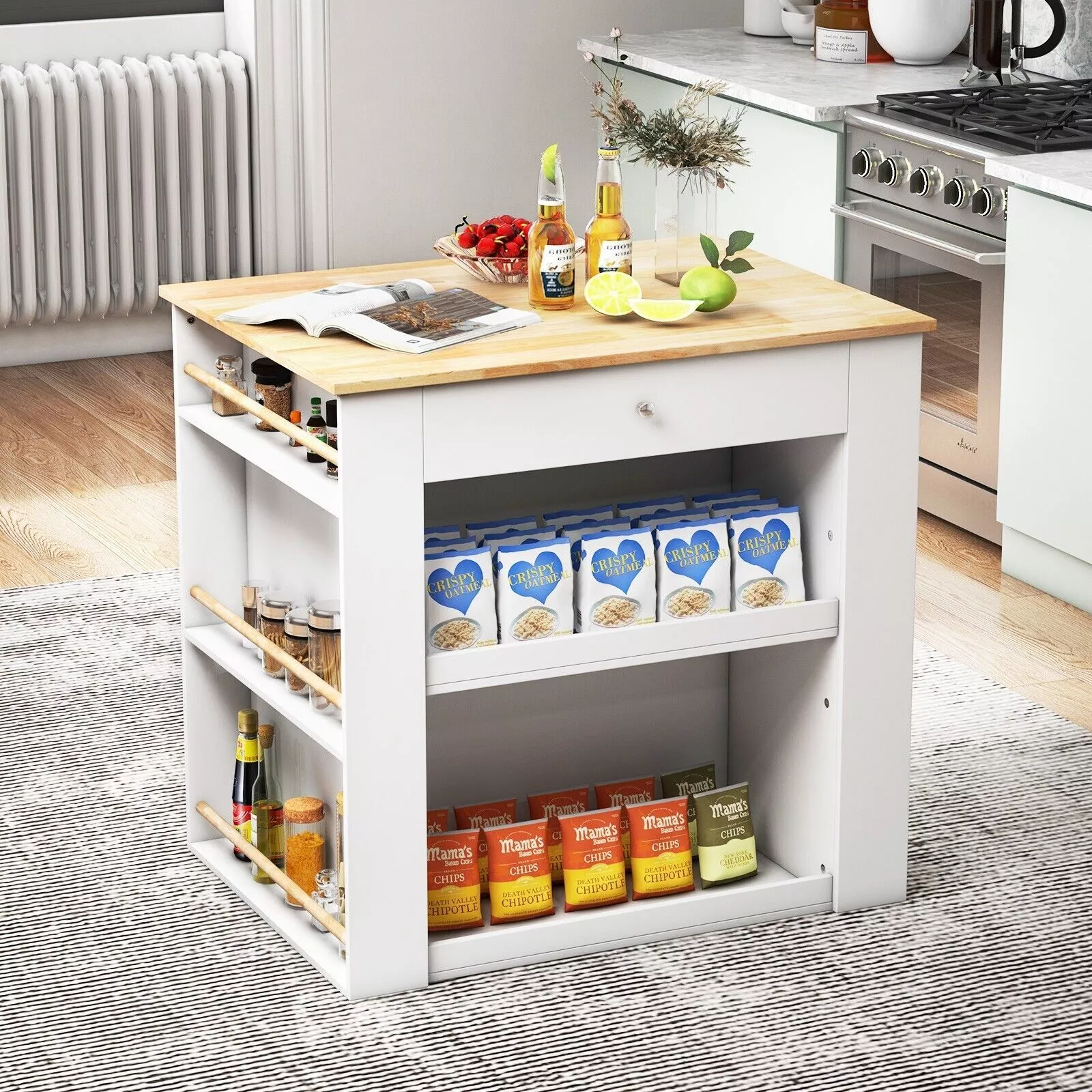 Bolton Kitchen Island With Seating - Image 2