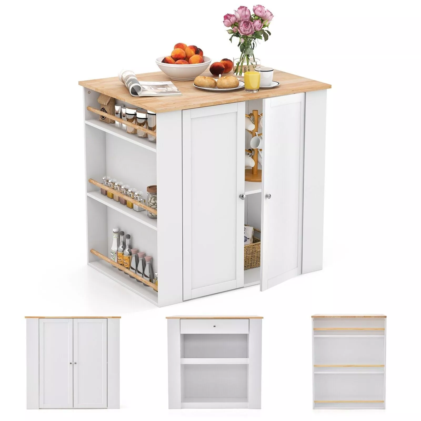 Bolton Kitchen Island With Seating - Image 6