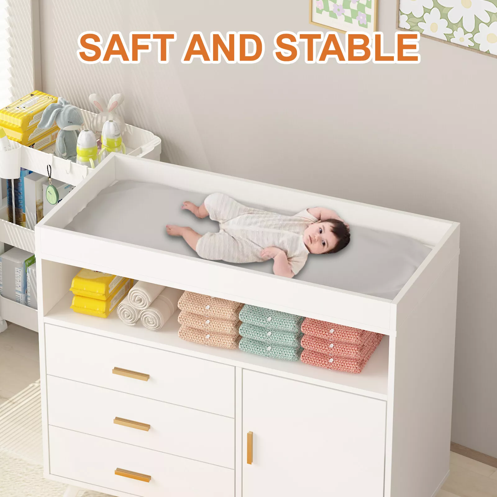Bowen Nursery Changing Table Dresser - Image 5
