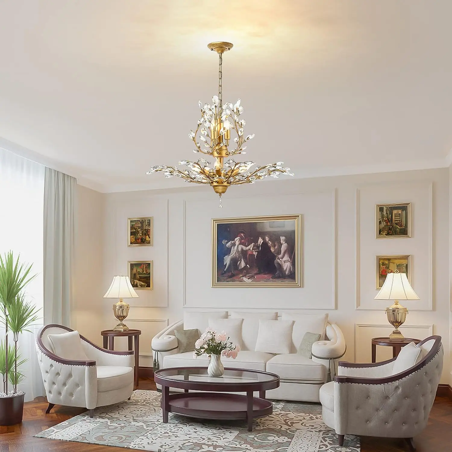 Branches Crystal Dining Room Chandelier - Image 2