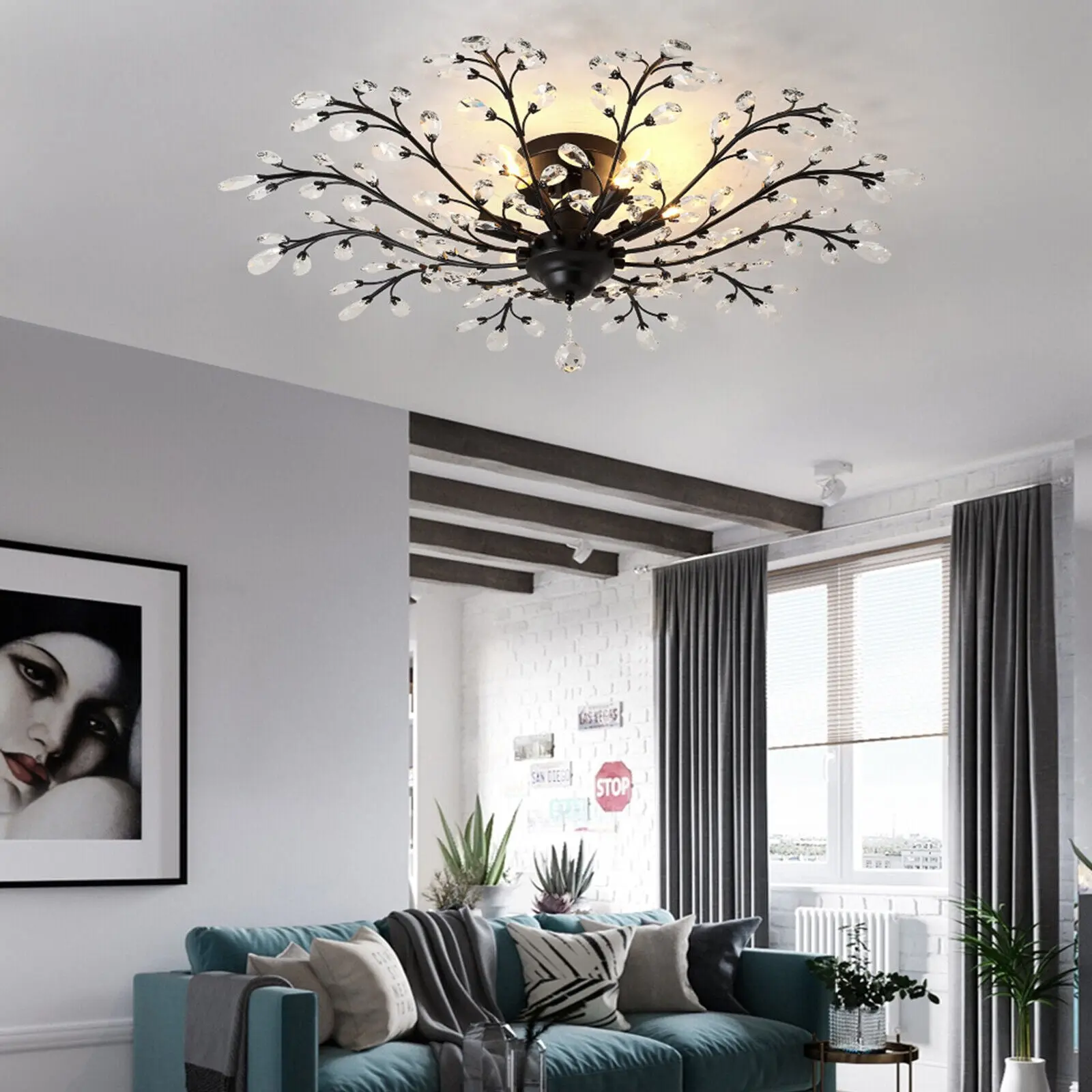 Branches Crystal Dining Room Chandelier - Image 3