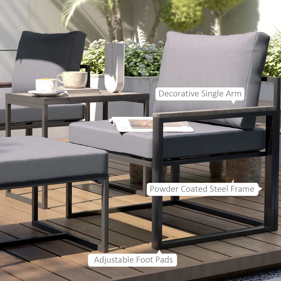 Brett 5 Piece Patio Furniture Set - Image 7