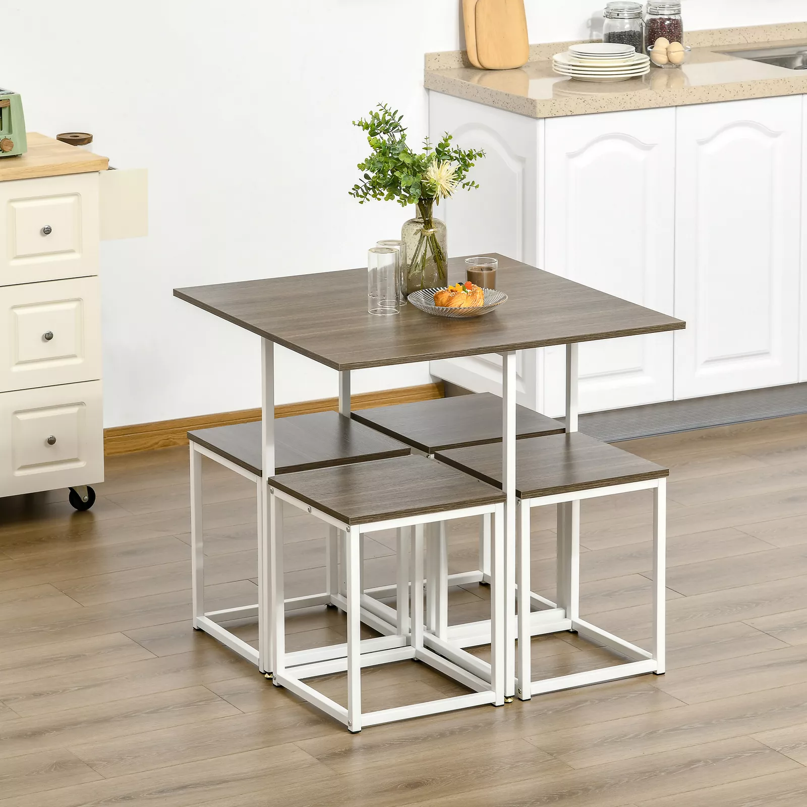 Cecil Kitchen Dining Table Set For 4 - Image 2