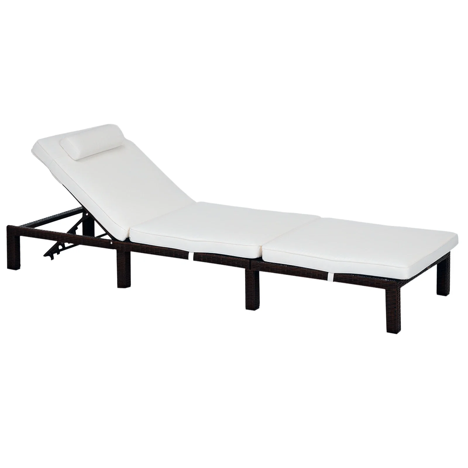 Cleo Rattan Garden Sun Lounger - Image 2