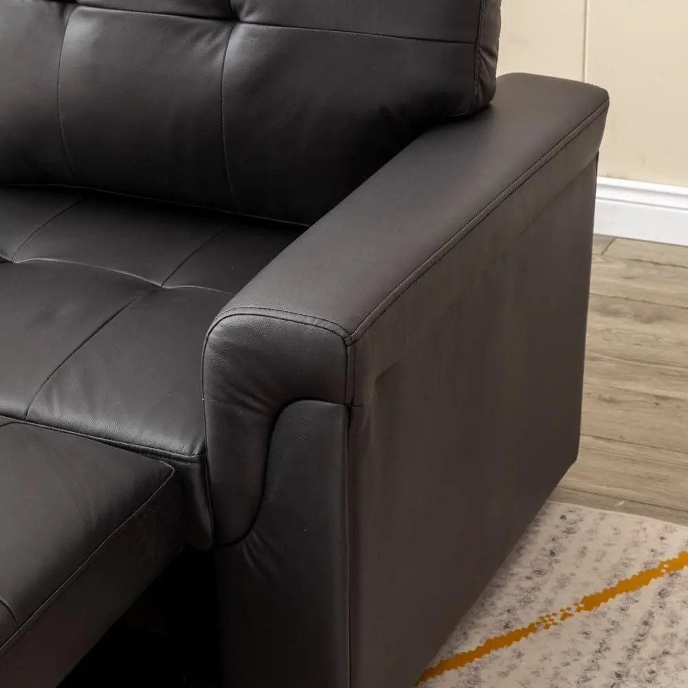 Conner 3 Seater Corner Sofa Bed With Storage - Image 4