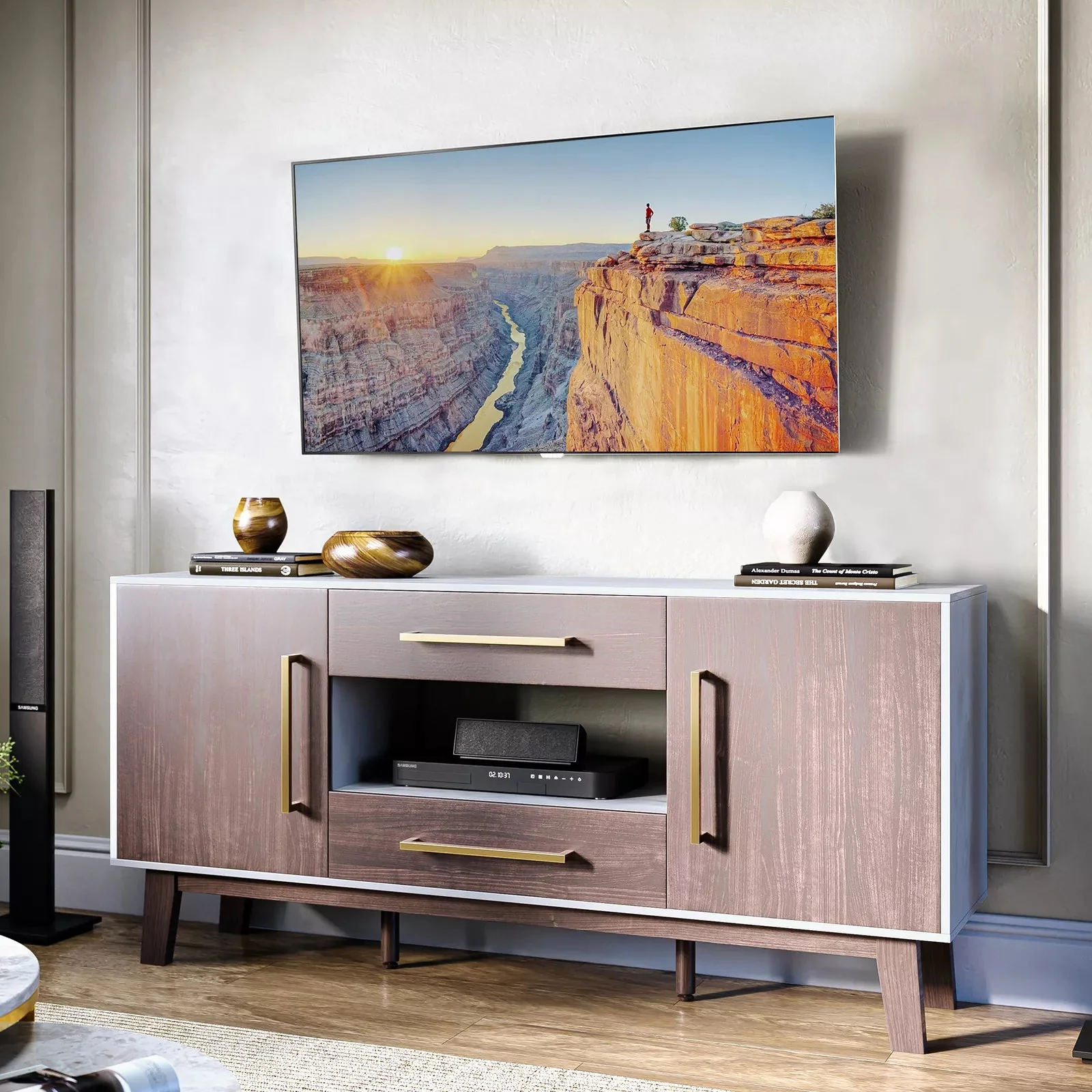 Cooper Mid Century Sideboard Buffet Cabinet - Image 2
