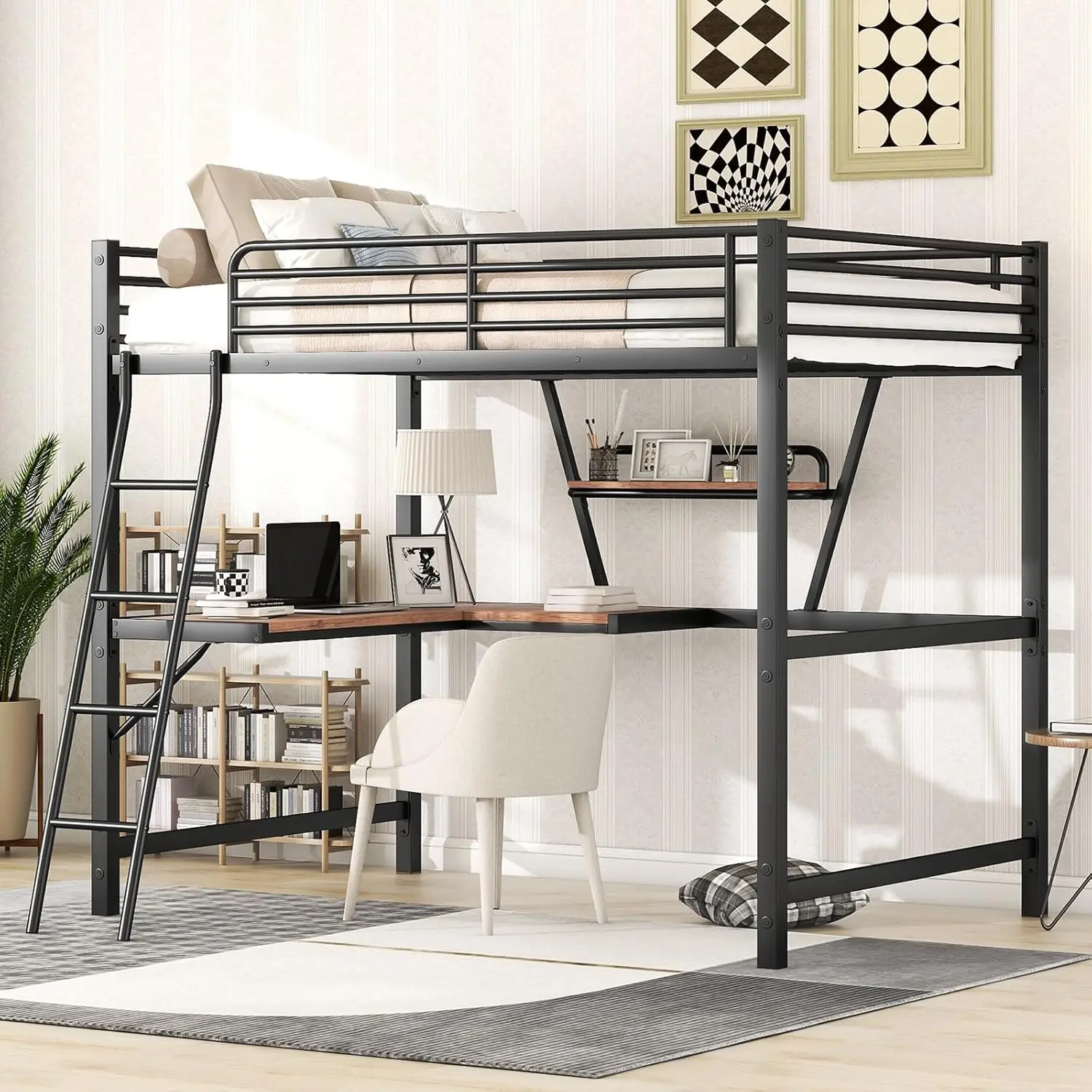Craig Full Loft Bed With Desk - Image 2