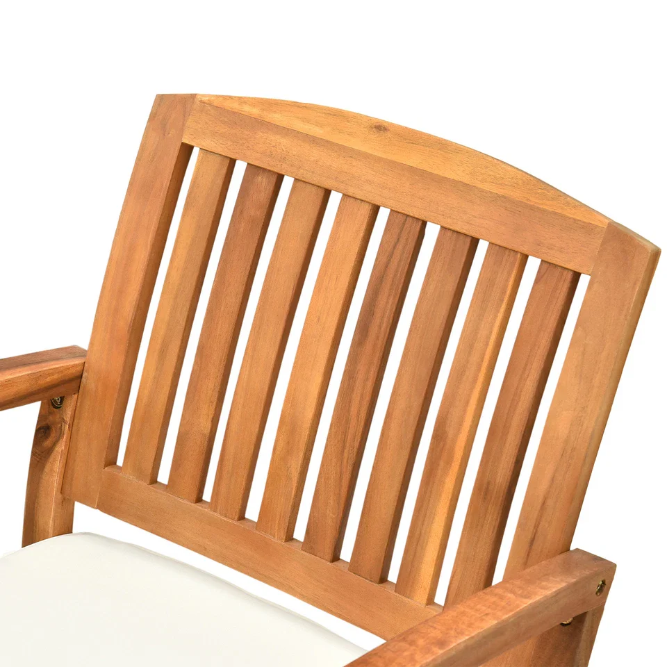 Dorothy Wooden Outdoor Patio Rocking Chair - Image 7