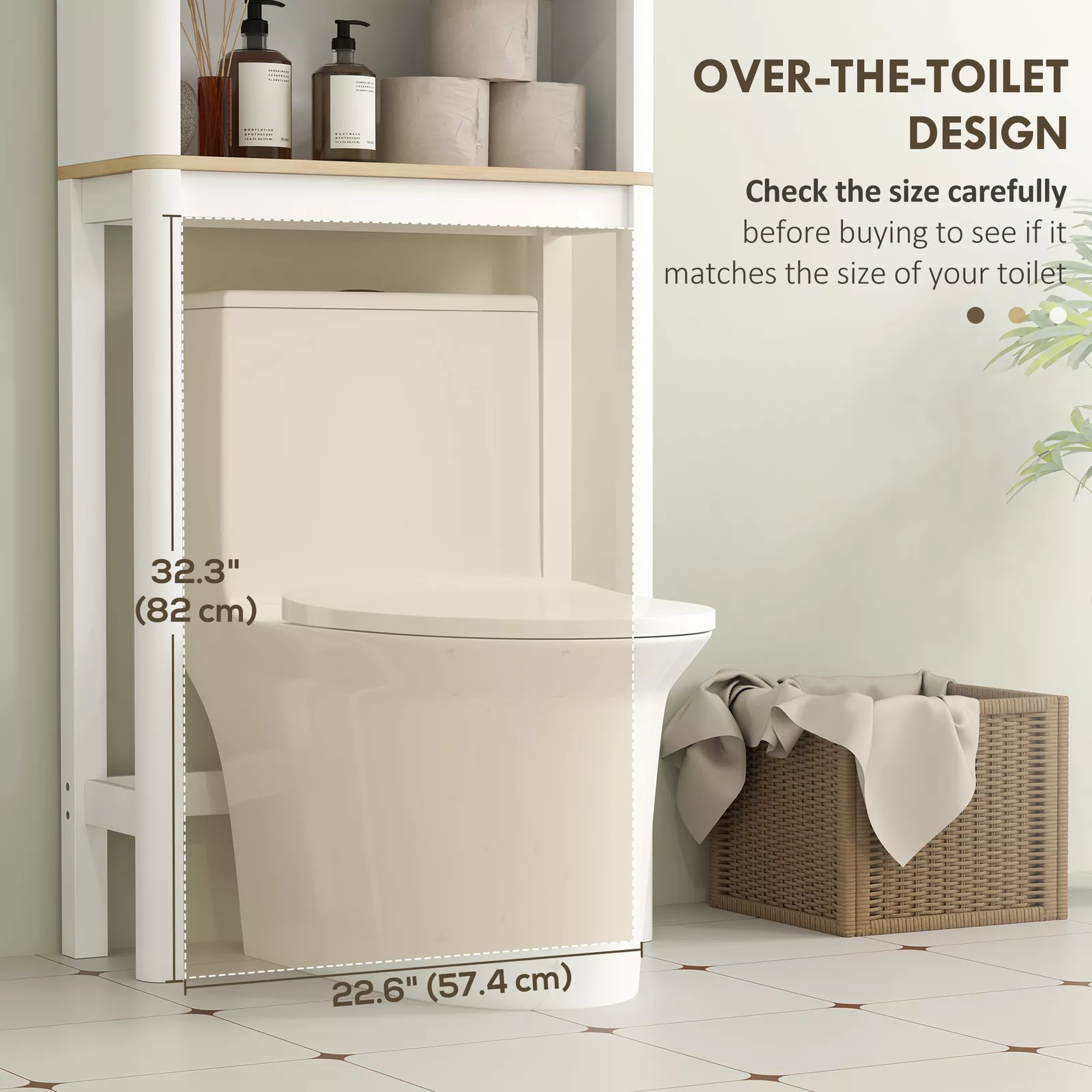 Edith Over Commode Storage Cabinet - Image 3