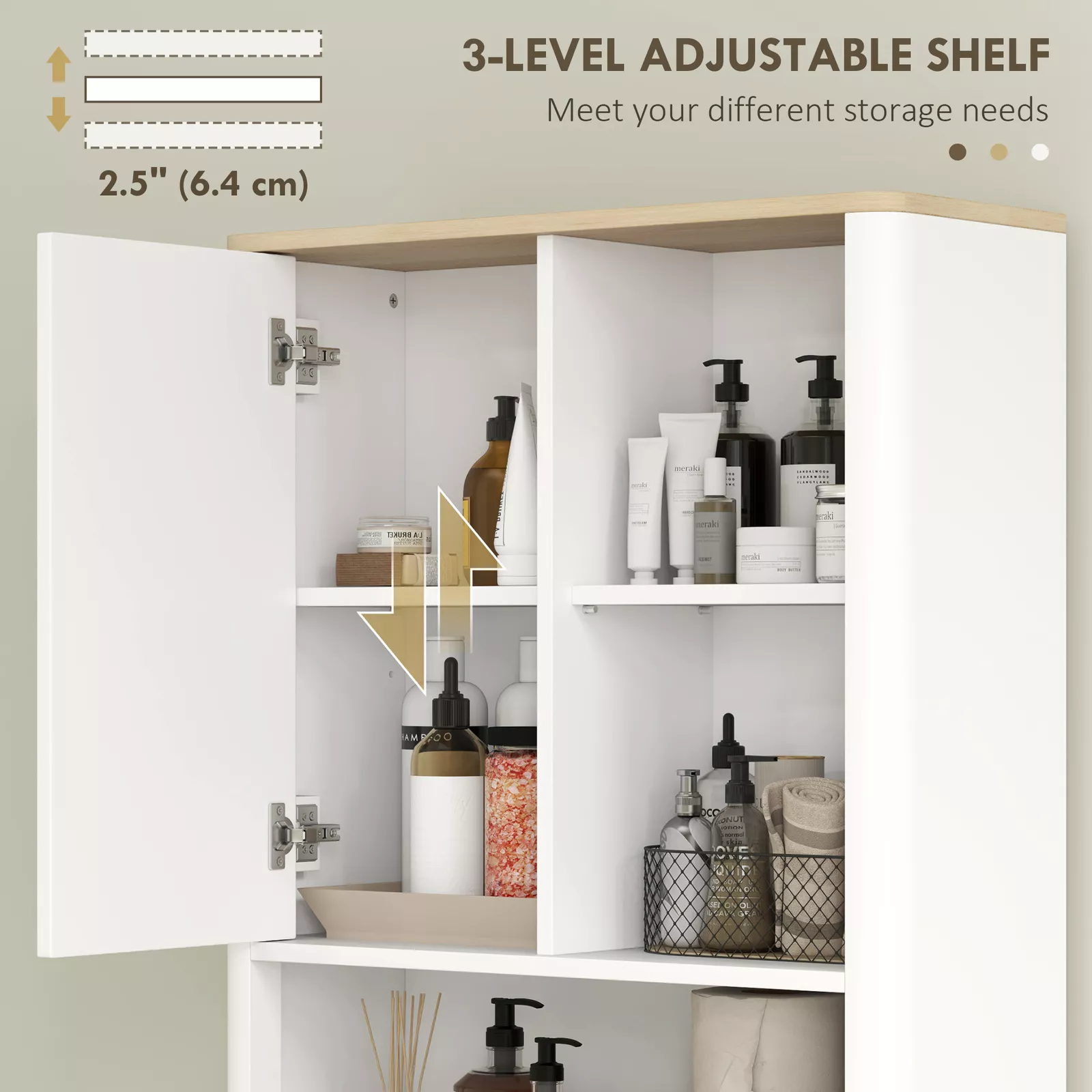 Edith Over Commode Storage Cabinet - Image 5