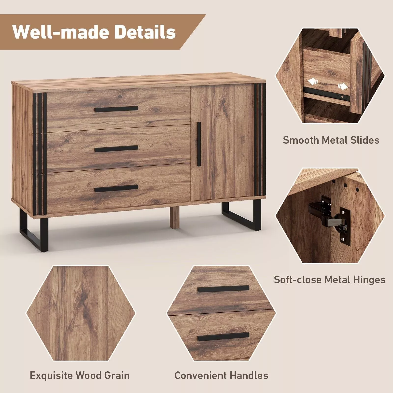Edith Sideboard Cabinet - Image 4