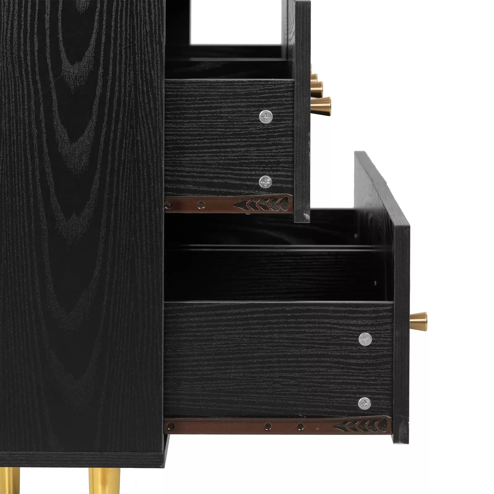 Ela Rattan Black 6 Drawer Chest Dresser - Image 8