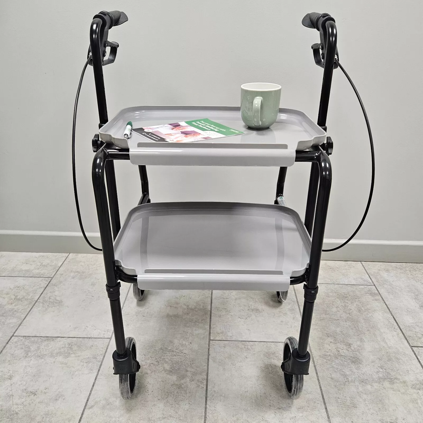 Elderly Mobility Walker With Tray - Image 2