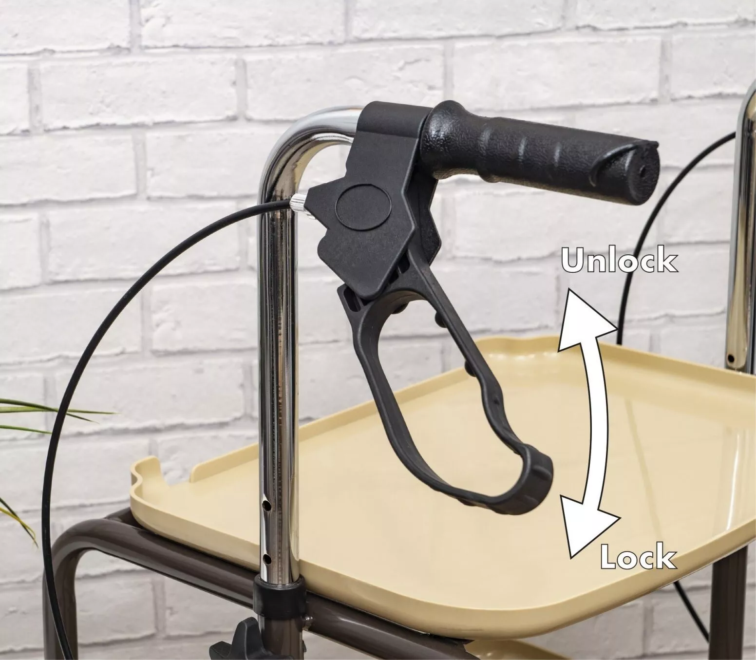 Elderly Mobility Walker With Tray - Image 4