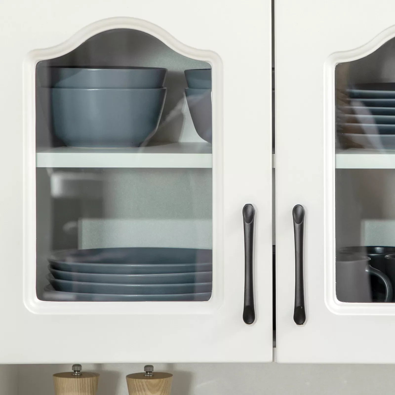 Eleri White Kitchen Pantry Storage Cabinet - Image 8