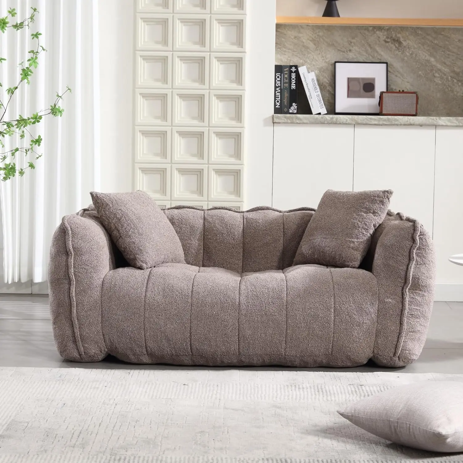 Ella Bean Bag Loveseat Sofa Couch - Image 2