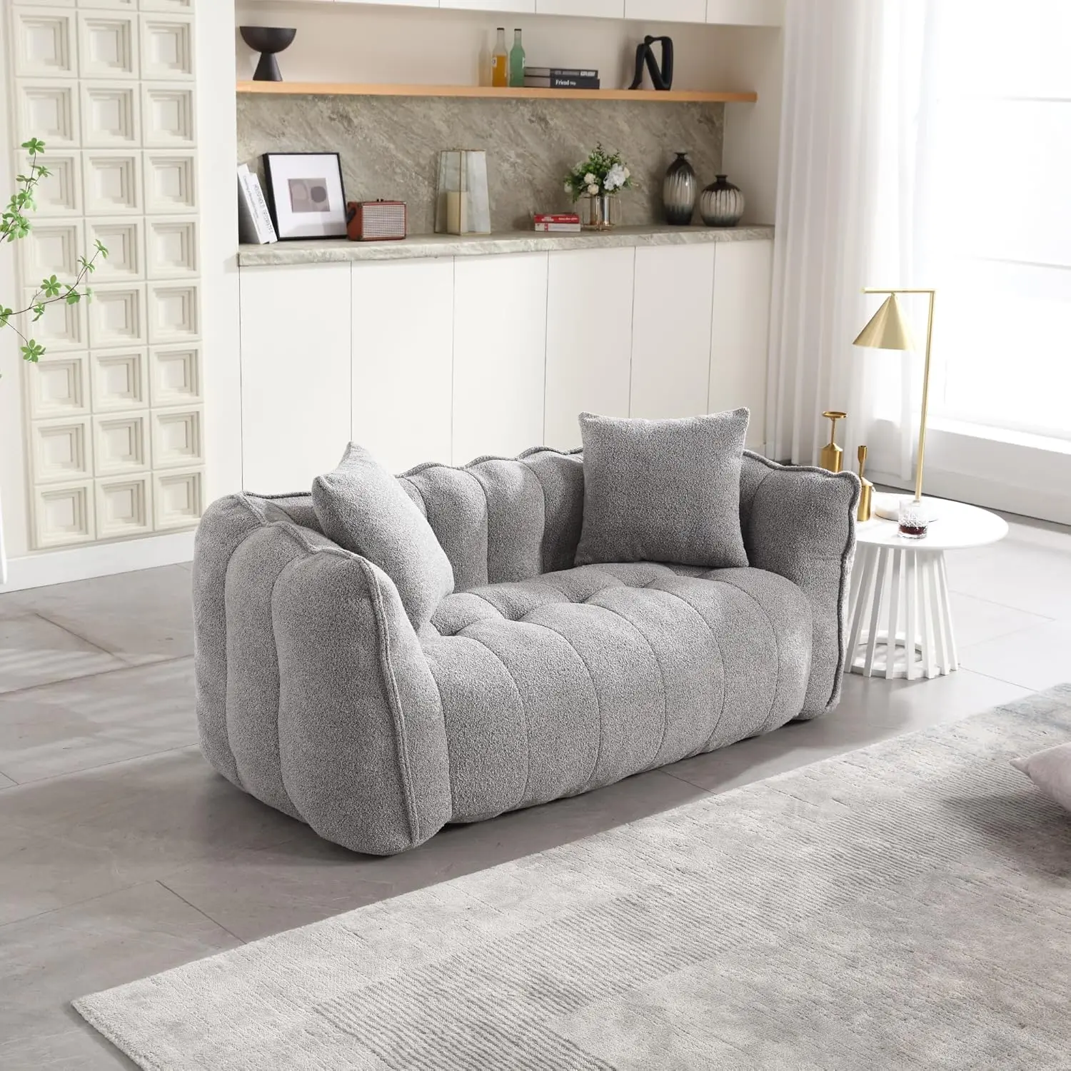 Ella Bean Bag Loveseat Sofa Couch - Image 6
